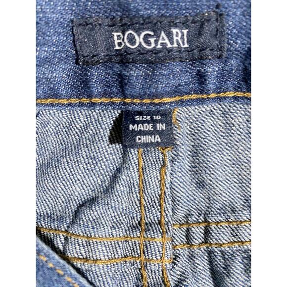 Bogari Blue Jeans Women's Size 10 Dark Wash Blue With Embellished Back Pockets - Picture 8 of 8